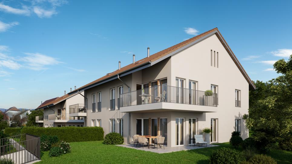 Appartement 4.5 pièces à Corcelles-sur-Chavornay - A Vendre - Magnifique logement de 4.5 pces-jardin idéalement situé - Image