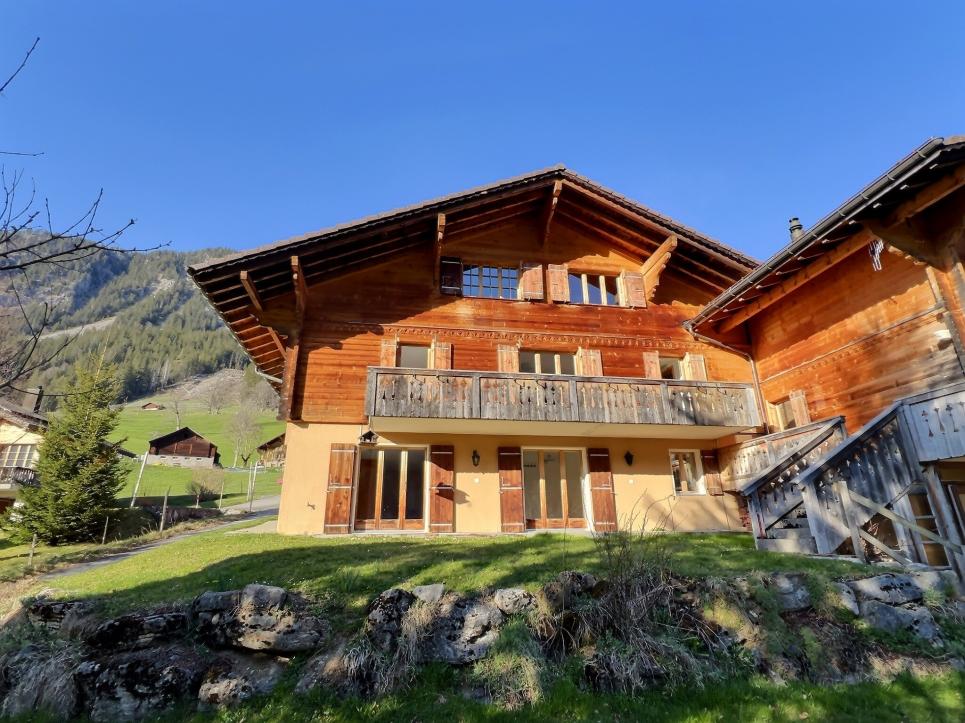 Chalet 6.5 pièces à L'Etivaz - Chalet mitoyen à l'Etivaz - Image