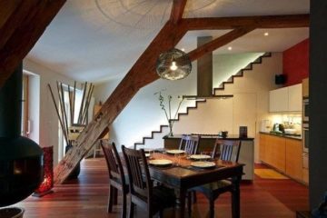 Appartement 5.5 pièces à Baulmes - Habitat de 5.5 pièces au 2ème étage - Salle à manger / cuisine
