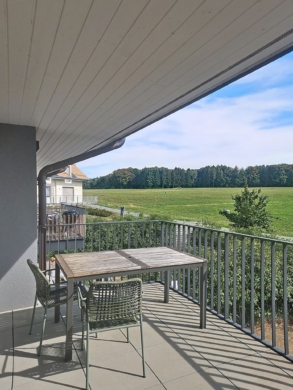 Balcon - Charmant appartement 3,5 pièces à la campagne – Sugnens
