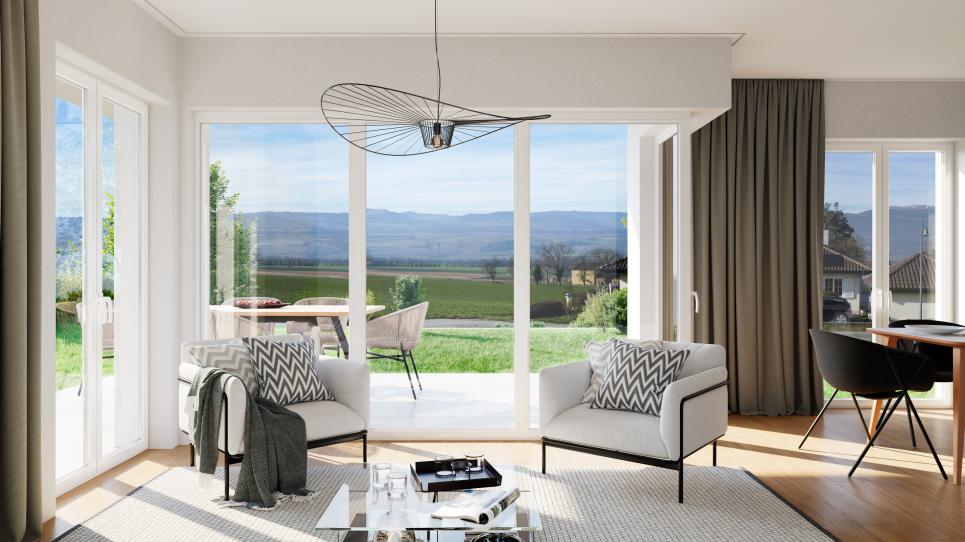 Appartement 4.5 pièces à Corcelles-sur-Chavornay - A Vendre - Magnifique logement de 4.5 pces-jardin idéalement situé - Image
