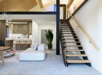 Villa Individuelle 5.5 pièces à Buttes - Maison de vos rêves - Séjour