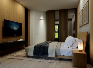 Villa Individuelle 5.5 pièces à Buttes - Villa moderne avec vue dégagée sur la campagne - Chambre 2
