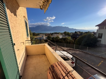 balcon - Habitat de 2.0 pièces au rez-de-chaussée
